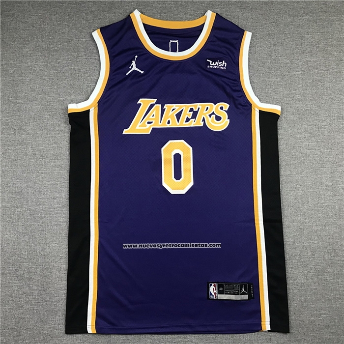 Maglia Los Angeles Lakers Russell Westbrook #0 Statement 2021-22 Violaa